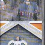 Lauran syntymäpitäjän, Kuortaneen kirkko, kellotapuli ja kellotapulin enkeliveistos.